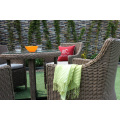 Poly Rattan PE PVC Wicker Outdoor Furniture table and chairs dining set
